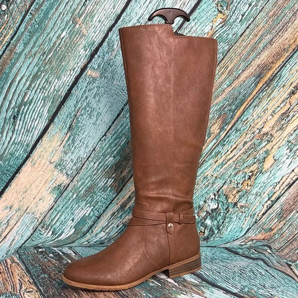 Life Stride Tan Over the Knee Boots